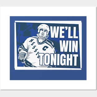 Mark Messier We'll Win Tonight Posters and Art